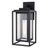 Vaxcel Filmore 7 in. W Outdoor Wall Light in Textured Black Model: T0773