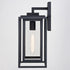 Vaxcel Filmore 7 in. W Outdoor Wall Light in Textured Black Model: T0773