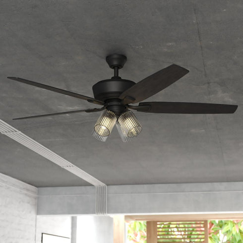 Vaxcel Fircrest 60 in. Ceiling Fan in Matte Black Model: F0130