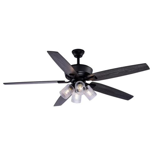 Vaxcel Fircrest 60 in. Ceiling Fan in Matte Black Model: F0130