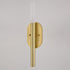 Vaxcel Fulton 18 in. 1 Light LED Wall Light in Satin Brass Model: W0490
