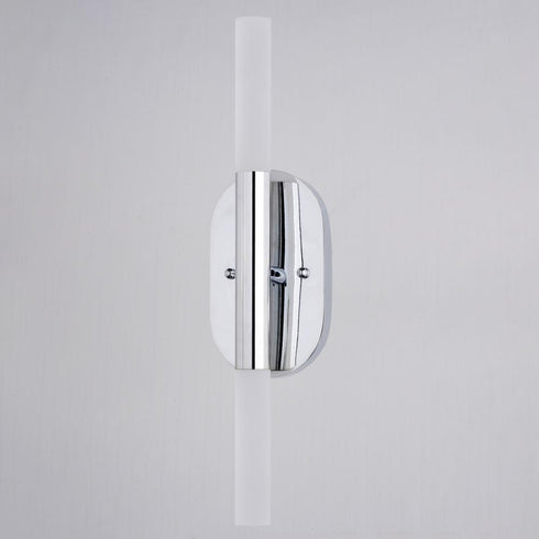 Vaxcel Fulton 18 in. 2 Light LED Wall Light in Chrome Model: W0487