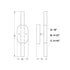 Vaxcel Fulton 18 in. 2 Light LED Wall Light in Satin Brass Model: W0488