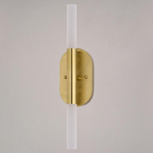Vaxcel Fulton 18 in. 2 Light LED Wall Light in Satin Brass Model: W0488