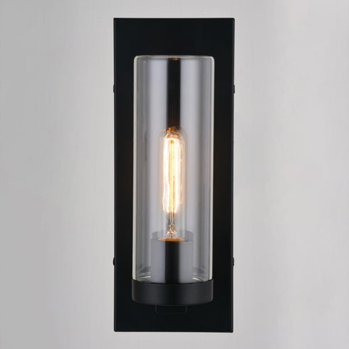 Vaxcel Grantley 4.75 in Outdoor Wall Light in Matte Black Model: T0719