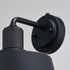 Vaxcel Hammond 10 in. Outdoor Wall Light Matte Black and Glossy White in Matte Black and White Finish Model: T0750