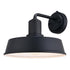 Vaxcel Hammond 12 in. Outdoor Wall Light Matte Black and Glossy White in Matte Black and White Finish Model: T0751