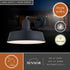 Vaxcel Hammond 12 in. Outdoor Wall Light Matte Black and Glossy White in Matte Black and White Finish Model: T0751