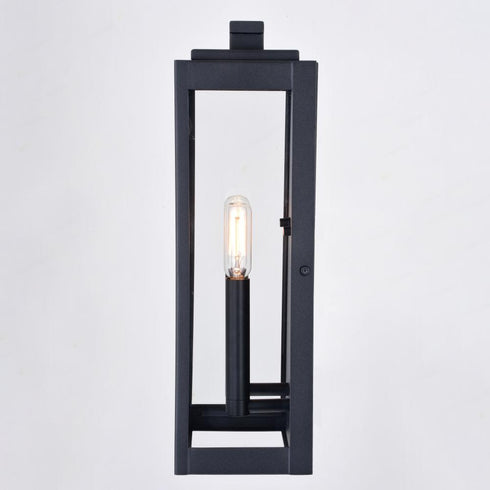 Vaxcel Hampton 7 in. 2 Light Outdoor Wall Light in Textured Black Model: T0706