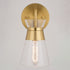 Vaxcel Harper 10.25 in. H 1 Light Wall Light in Natural Brass Model: W0472