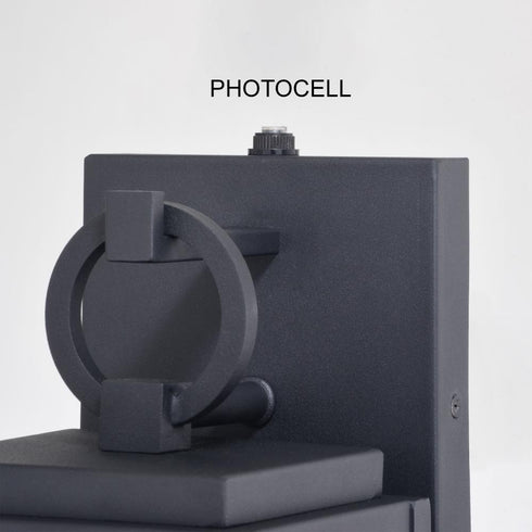 Vaxcel Hubbard 5 in Outdoor Wall Light in Textured Black Model: T0720