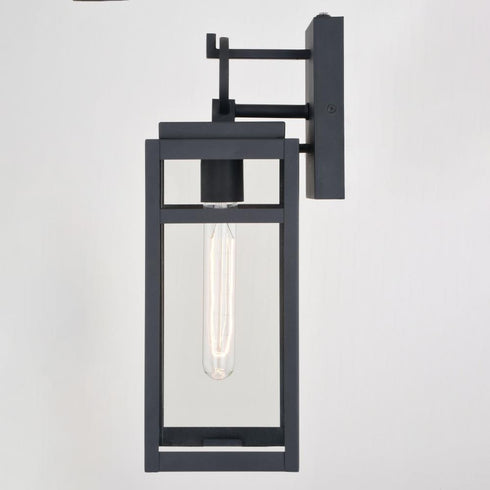 Vaxcel Hubbard 5 in Outdoor Wall Light in Textured Black Model: T0720