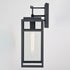 Vaxcel Hubbard 6 in Outdoor Wall Light in Textured Black Model: T0721