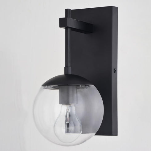 Vaxcel Keeler 6 in Outdoor Wall Light in Matte Black Model: T0714