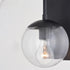 Vaxcel Keeler 6 in Outdoor Wall Light in Matte Black Model: T0714