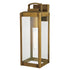 Vaxcel Kinzie 6 in. Outdoor Wall Light in Vintage Brass Model: T0707