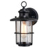 Vaxcel Lake Shore 6.25 in Outdoor Wall Light in Textured Black Model: T0741