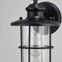 Vaxcel Lake Shore 6.25 in Outdoor Wall Light in Textured Black Model: T0741