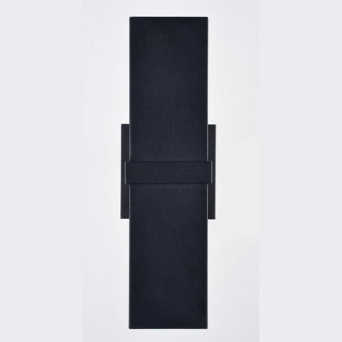 Vaxcel Lavage 14 in. H 2 Light Outdoor Wall Light in Textured Black Model: T0661