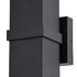 Vaxcel Lavage 14 in. H 2 Light Outdoor Wall Light in Textured Black Model: T0661