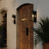 Vaxcel Lawton Dualux 5.75 in. Outdoor Motion Sensor Wall Light in Textured Black Model: T0749