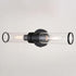 Vaxcel Levitt 2 Light Wall Light in Black Model: W0439