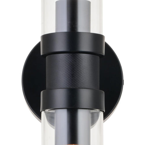 Vaxcel Levitt 2 Light Wall Light in Black Model: W0439
