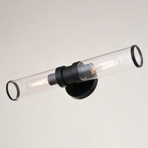 Vaxcel Levitt 2 Light Wall Light in Black Model: W0439