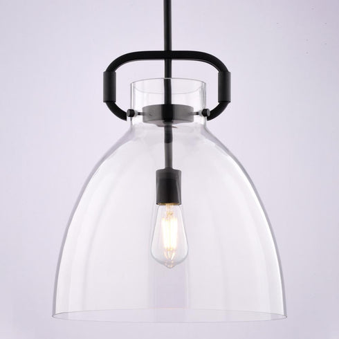 Vaxcel Madrona 14 in. W Pendant in Black Model: P0432