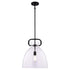 Vaxcel Madrona 14 in. W Pendant in Black Model: P0432