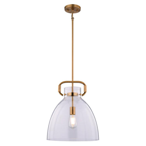 Vaxcel Madrona 14 in. W Pendant in Muted Brass Model: P0431