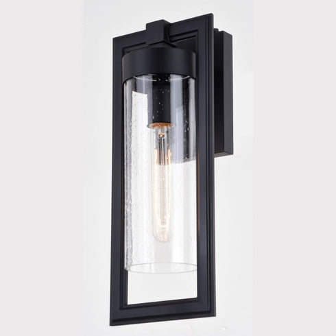 Vaxcel Malmo 6.5 in Outdoor Wall Light in Matte Black Model: T0686
