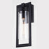 Vaxcel Malmo 6.5 in Outdoor Wall Light in Matte Black Model: T0686