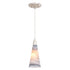 Vaxcel Milano 4.25 in. Mini Pendant Marble Swirl in Satin Nickel Model: P0410