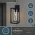Vaxcel Milton 7 in. W Outdoor Wall Light in Matte Black Model: T0763