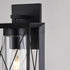 Vaxcel Milton 7 in. W Outdoor Wall Light in Matte Black Model: T0763