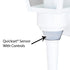 Vaxcel Monroe Dualux 6.5 in. Outdoor Motion Sensor Wall Light in White Model: T0576