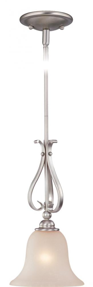 Vaxcel Monrovia 8.75 In Mini Pendant Brushed Nickel Model: PD35491BN