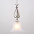 Vaxcel Monrovia 8.75 in. Mini Pendant in Brushed Nickel Model: P0415
