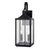 Vaxcel Old Town 7 in. W 2 Light Outdoor Wall Light in Textured Black Model: T0764