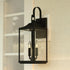 Vaxcel Old Town 7 in. W 2 Light Outdoor Wall Light in Textured Black Model: T0764