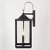 Vaxcel Old Town 7 in. W 2 Light Outdoor Wall Light in Textured Black Model: T0764