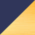 Vaxcel Orleans 15 in. W Flush Mount in Navy Blue and Matte Gold Model: C0316