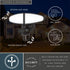 Vaxcel Palatine 2 Light 12 in. LED Outdoor Motion Sensor with Emergency Backup in Bronze Model: T0783