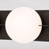 Vaxcel Parkview 3 Light Vanity Light in Matte Black Model: W0449