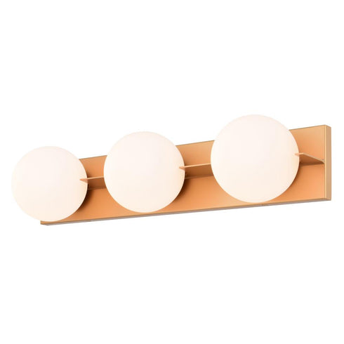 Vaxcel Parkview 3 Light Vanity Light in Satin Brass Model: W0450