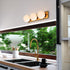 Vaxcel Parkview 3 Light Vanity Light in Satin Brass Model: W0450