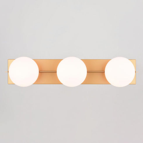 Vaxcel Parkview 3 Light Vanity Light in Satin Brass Model: W0450