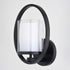 Vaxcel Princeton 8 in. Wall Light Matte in Black Model: W0466
