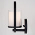 Vaxcel Princeton 8 in. Wall Light Matte in Black Model: W0466